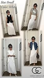 GRECERELLE Women's Summer Crew Neck Loose Split