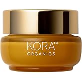 KORA Organics Turmeric Glow Face Moisturizer Cream, Radiance Face Cream | Nourishing &amp; Moisturizing Cream with Rosehip Oil, Noni &amp; Shea Butter for Smooth &amp; Radiant Skin, Vegan, Travel Size 0.51 fl oz