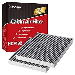 Puroma 2 Pack Cabin Air Filter with Activated