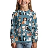 DISNIMO Tshirts for Girls Casual Clothes 3-16 Long Sleeve Tee Shirts Kids Boys Fall Outfits