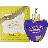 Lolita Lempicka Le Parfum Eau De Parfum Spray for Women Limited Edition Midnight Purple Tinted, Gold Accented Bottle - Notes of Licorice, Violet, & Anise - 3.4 Oz