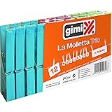 Mollette Da Bucato Gimi Trio - 12 Pezzi, Multicolore - Foto 3