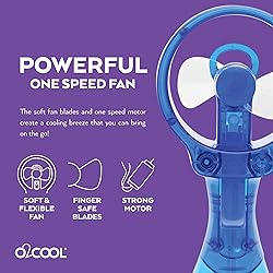 O2COOL Deluxe Handheld Battery Powered Water