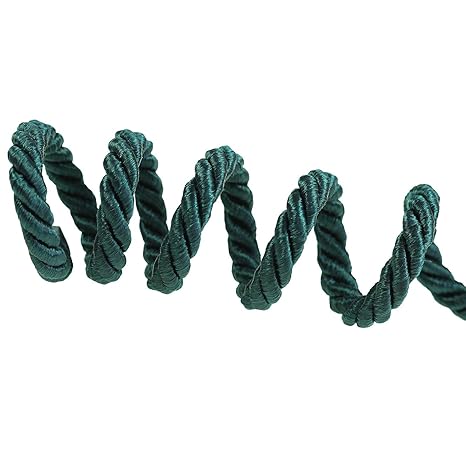 maDDma 20m Seil Kordel gedreht Ø 7mm, Rope Tauwerk Schnur Dekokordel - Farbwahl, Farbe:dunkelgrün