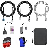 KTPROT 6 Pcs Diagnostic Cables Set for Tesla Model S 3 X Y | USB OBD2 Diagnostic Tools Adapter, with OBDII Adapter Harness 1013230-00-A, 1137658-00-C, 1930388-00-A