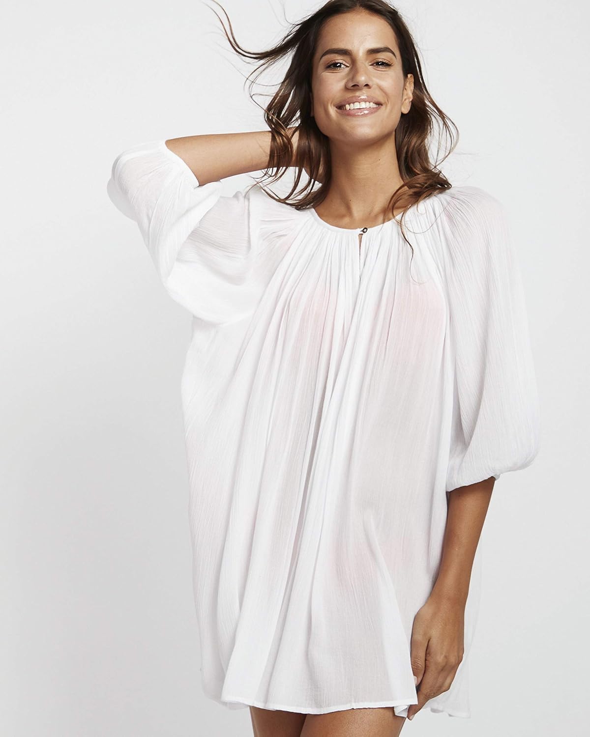 long sleeve swim cover up