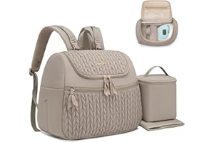 Qualyphant Breast Pump Bag for Spectra S1/S2 & Medela – Insulated Cooler Bag, 13" Laptop Sleeve, Diaper Backpack with Changing Pad – Lightweight, Water-resistant & Stylish for Work, Travel