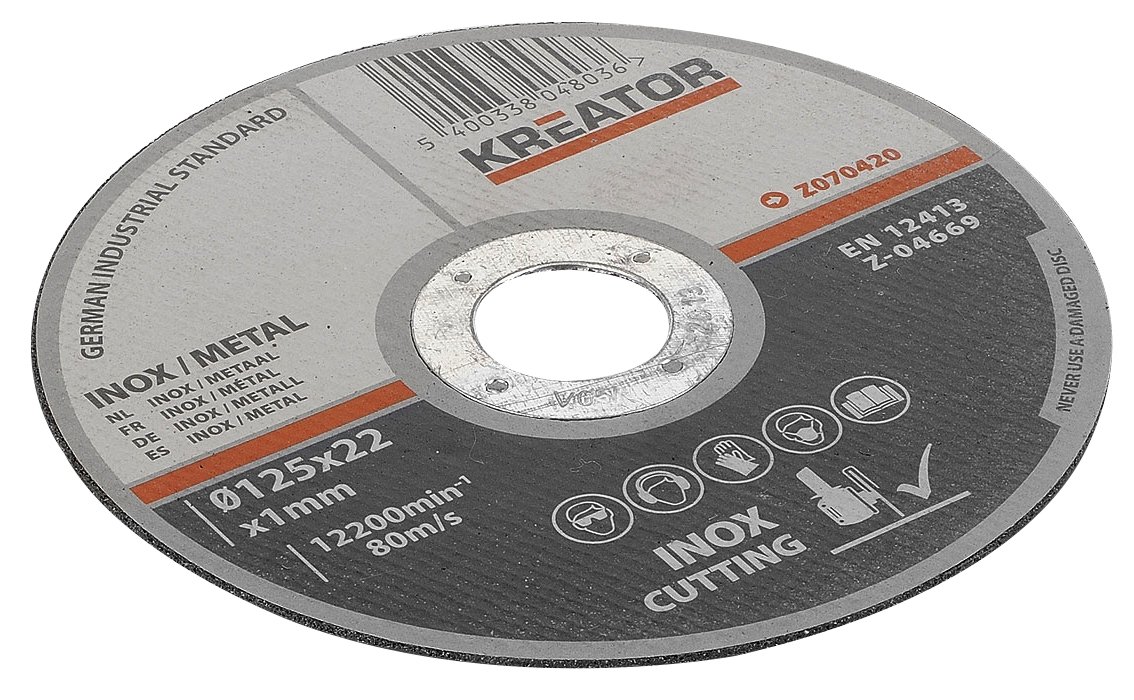 Kreator 6 Piece Cutting Disc Metal Diameter 125 mm 03070420