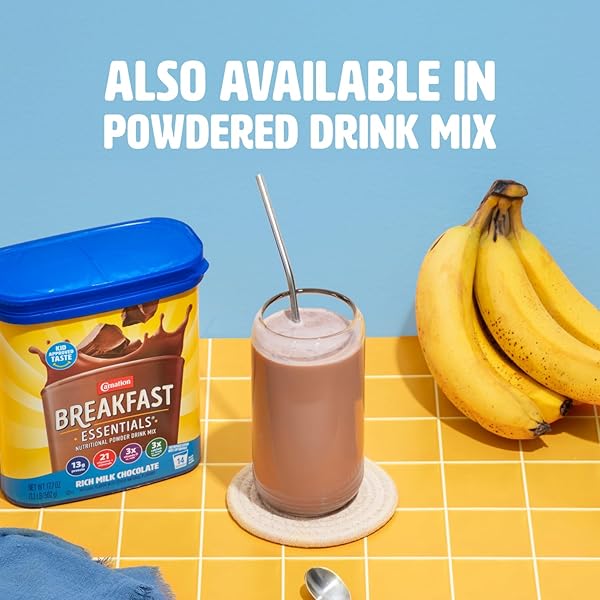 CARNATION BREAKFAST ESSENTIALS HIGH PROTEIN WITH FIBER READY-TO-DRINK, 8 FL OZ CARTON, RICH MILK CHOCOLATE (PACK OF 24)