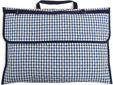 Amazon Co Jp 防災頭巾カバー キルティング 低学年高学年用 背板幅36cmタイプ チェック大 紺 N ホビー