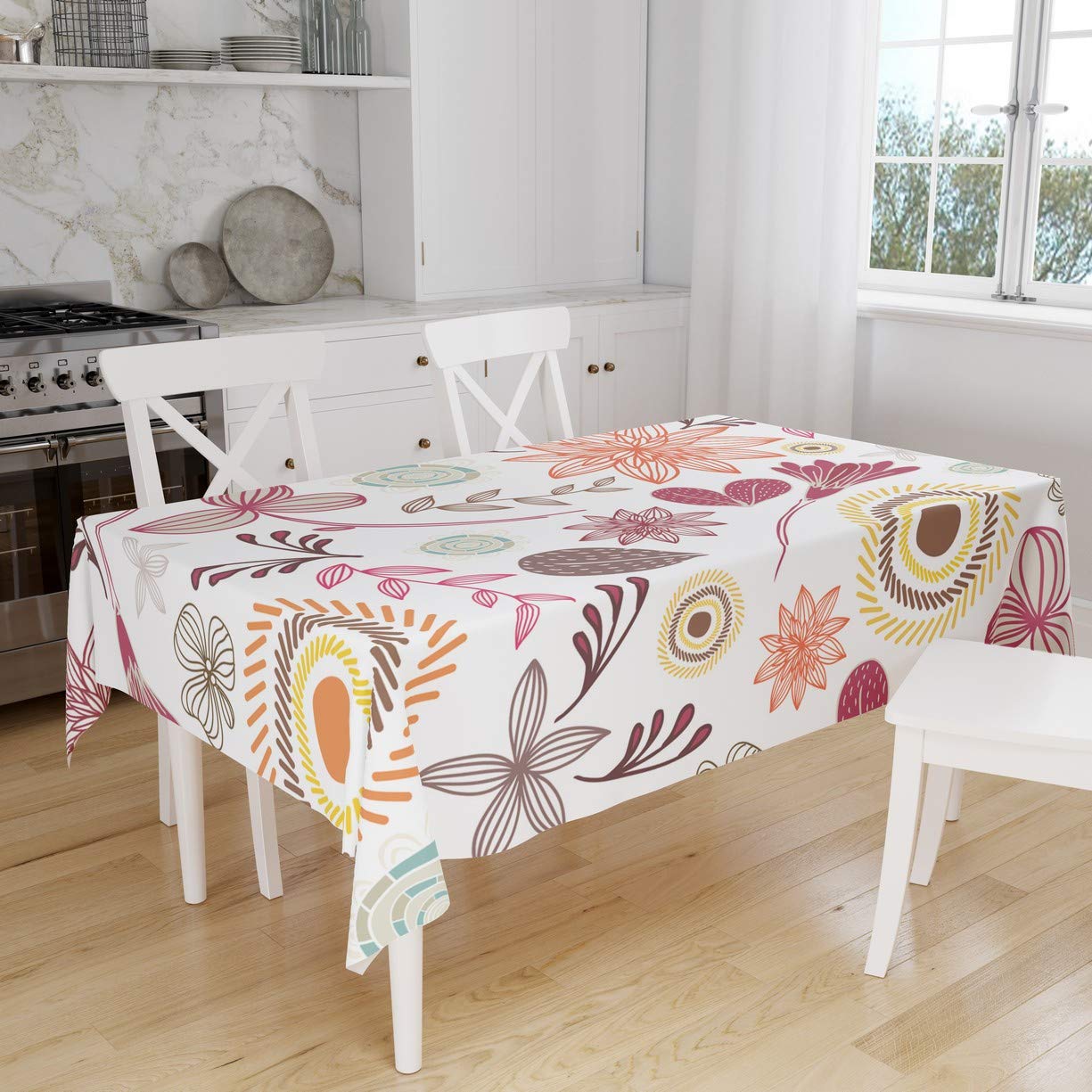 Bonamaison Kitchen Decoration, Tablecloth, 140cm x 160cm - Designed and Manufactured in Turkey — image 1