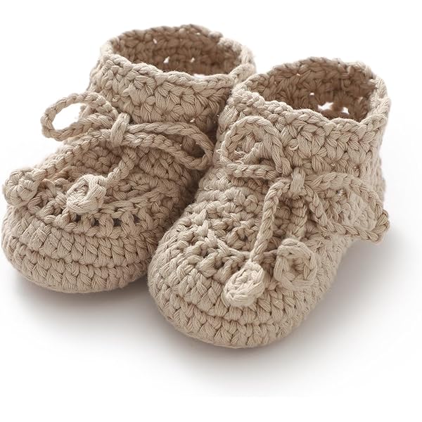 Baby Shoes 0-3 Months Crochet Baby Bootes Newborn Bootes Hand Knt