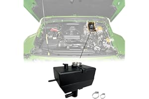 KOKSHELY Aluminum JL Coolant Reservoir Tank Wrangler JL Coolant Reservoir Jeep JL Coolant Reservoir Jeep Wrangler JL 2.0 Coolant Reservoir 2018+ & Gladiator JT Coolant Reservoir Expansion Bottle