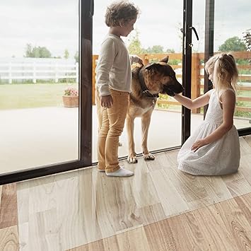 Bürostuhlunterlage Bodenschutzmatte | Bodenmatte Stuhlunterlage | Transparent | Stärke: 1,5 mm | Viele Größen zur Auswahl - B