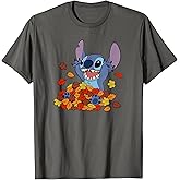Disney Lilo & Stitch Autumn Leaves Stitch T-Shirt