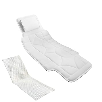 Amazon Com Luxury Bath Pillow And Full Body Bathtub Cushion With