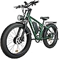 ZEEGR Electric Bike for Adults, 2000W Ebike 48V 22.4Ah Lithium Battery 35MPH 26" Full Suspension Electric Bicycles 7 Speed Hydraulic Brakes Up to 60 Miles