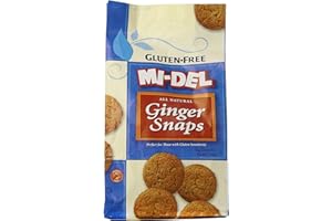 Mi-Del Gluten Free Ginger Snap Cookies,8 Ounce