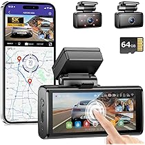 AZDOME M550 ダッシュカメラ　３点セット Amazon.com: AZDOME M550 3 Channel Dash Cam, 4K+2.5K Dual