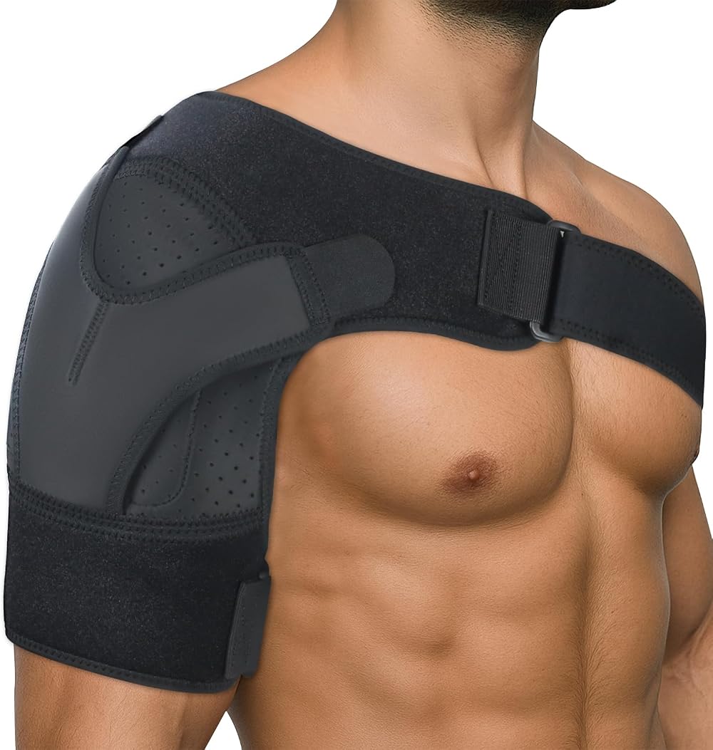 Flow fire Shoulder Support for Men Women Adjustable Brace S/M Left Right