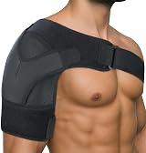 Flow fire Shoulder Support for Men Women Adjustable Brace S/M Left Right