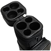 HAN'S DELTA 2x2 Hard Pool Cue Billiard Stick Carrying Case, (Several Colors Available) (Black Square)