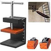 Ladder Stability Anchor, Ultimate Ladder Safety Kit, Ladder Guard Fall Protection Anchor, Anti-Slip Ladders Anchor Clamp Roof with Rack Straps