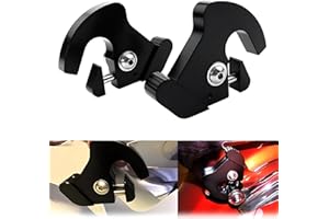 TCMI Detachable Rotary Mounting Sissy Bar Luggage Rack Latch Clips Kit Fits for Harley Davidson Sportster Touring Street Glide Road King Electra Glide 1986-2024