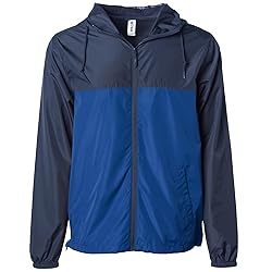 Global Blank Men's Windbreaker Jacket Lightweight