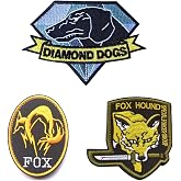 Homiego Military Morale Diamond Dogs and Metal Gear Solid Fox Patch (3pcs)