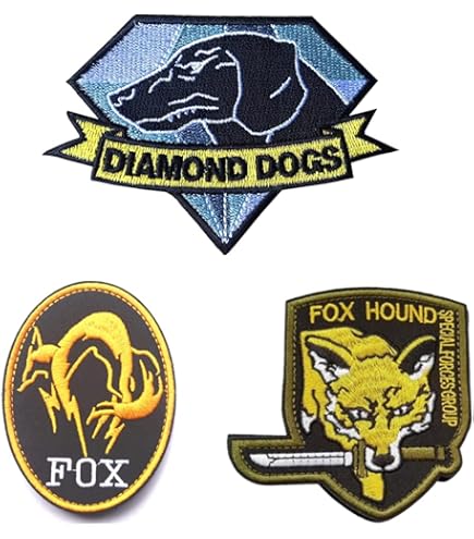 FOX HOUNDロゴ ランチケース L GEAR コナミスタイル限定 Amazon.com: Metal Gear FOX HOUND Special Force Logo Patch