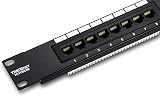 TRENDnet 8-Port Cat5e Patch Panel 10 Inch RJ45 Gigabit Unshielded Wall Mount view 8