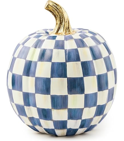Amazon.com: MACKENZIE-CHILDS Medium Pumpkin, Resin Halloween and