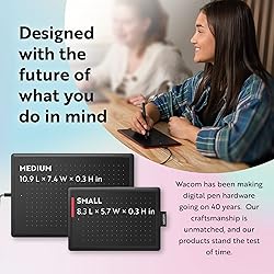 One by Wacom Small Graphics Drawing Tablet 8.3 x