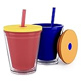 Maars Classic Acrylic Tumbler with Lid and Straw