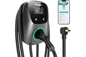 [ETL/Energy Star Certified] NexCyber Level 2 Electric Vehicle (EV) Charger, 48 amp/11.5kW EVSE w/ J1772 Connector, 240V NEMA 