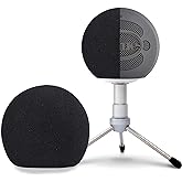 Blue Snowball Pop Filter Windscreen - Professional Snowball iCE Mic Foam Wind Cover Windshield Pop Filter for Recordings, Bro