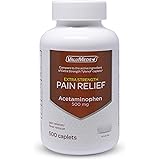 ValuMeds Acetaminophen 500mg | 500 Caplets | Extra Strength Pain Relief