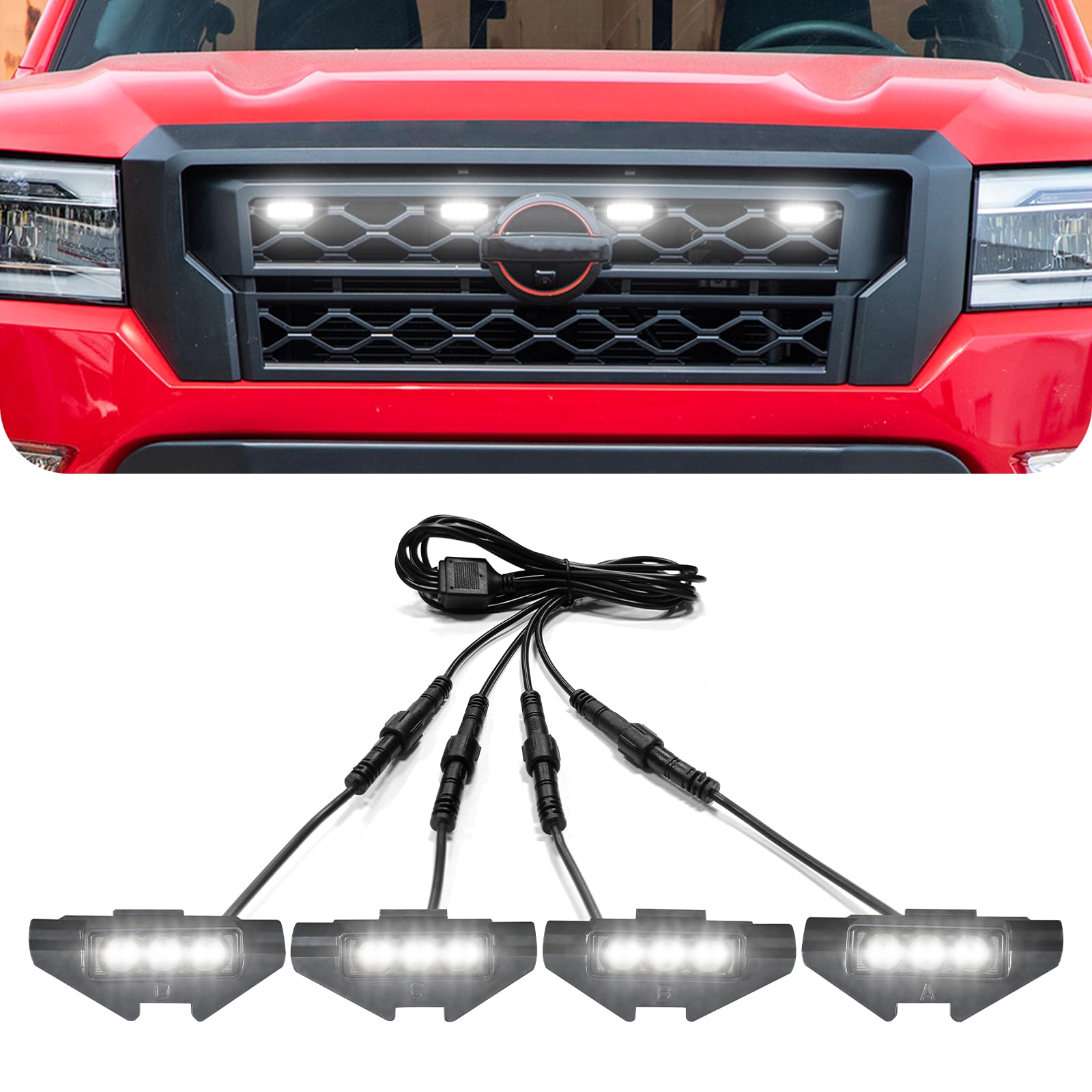 Mua Rapto r Lights for 2022+ Nissan Frontier Grill Lights 2023 2024 LED ...