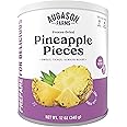 Augason Farms Freeze Dried Pineapple Pieces Can, Emergency Food Supply, Everyday Meals, 34 Servings