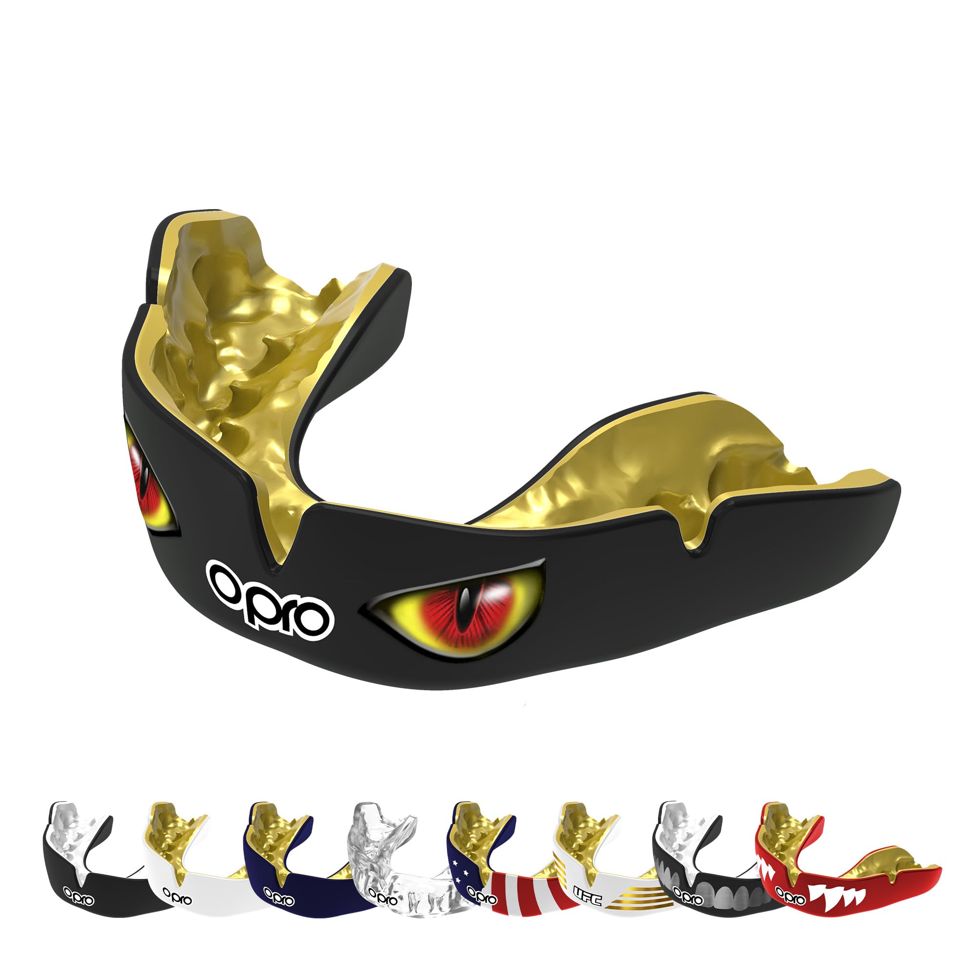 OPRO Instant Custom-Fit Mouthguard – Dentist Level Gum Shield Adult and Kids – OPRO Mouth Guard Boxing and MMA, Self-Fit Gum Shield Rugby and Hockey – Maximum Protection with Dental Warranty — image 1