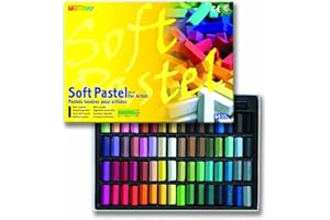 Mungyo Soft Pastel 64 Color Set Square Chalk (US English Version)