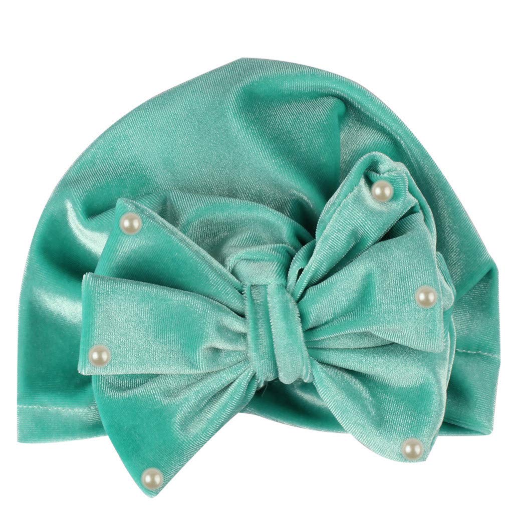 Walaka Bandeau Cheveux Bebe Bapteme Nouveau Ne Bebe Garcon Fille Perles Pleuche Noue Chapeau Chaud Bow Beanie Couvre Chefs Cap Bebe Fille 0 24m Vetements Mkyra Org