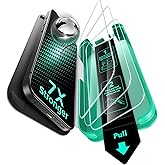 ESR 3 Pack 9H+ Glass for iPhone 16 Pro Max Screen Protector, [Military Grade Shatterproof & Longest Durable] Armorite Ultra-Tough Tempered Glass with UltraFit Tray