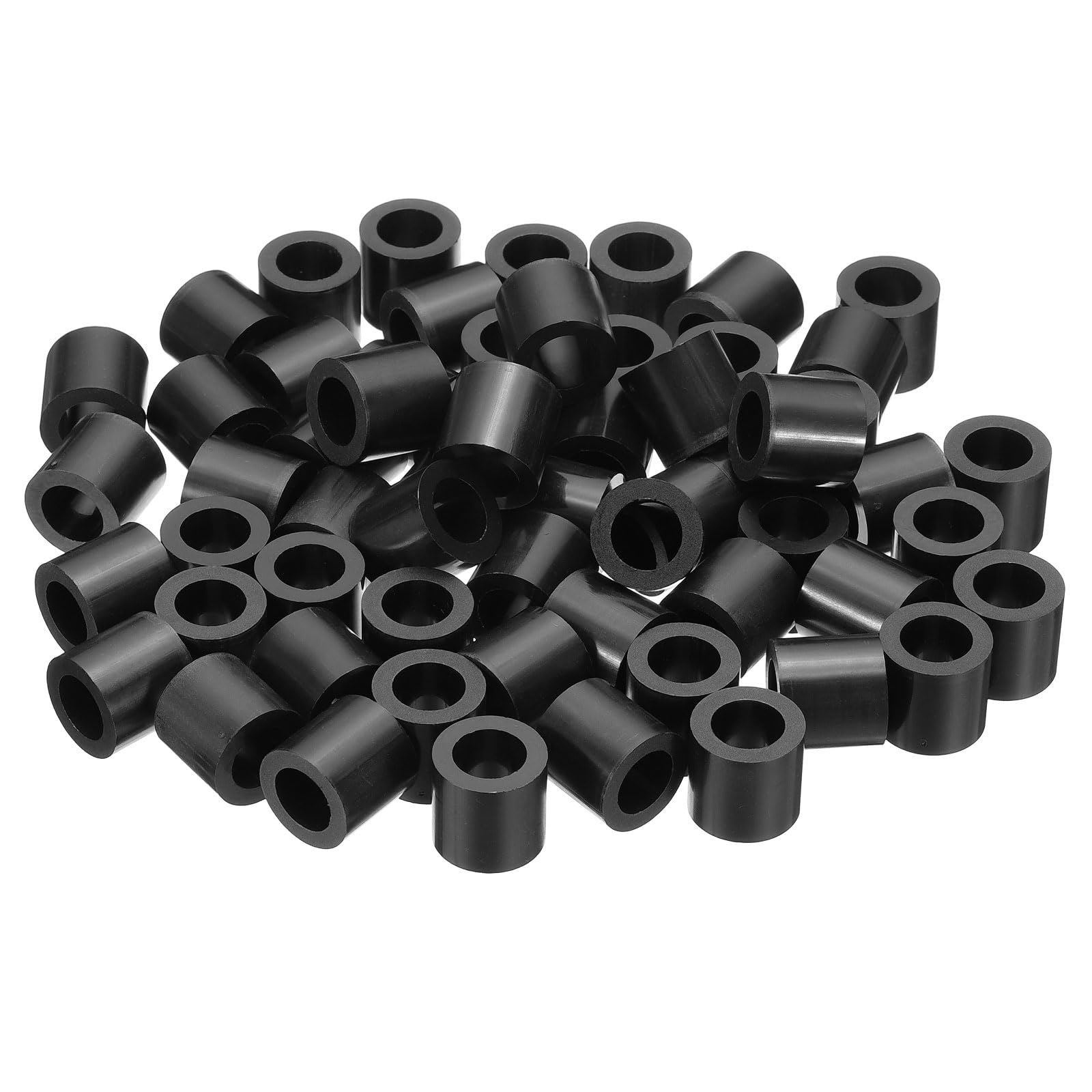 PATIKIL M10 Round Electrical Outlet ABS Spacers Washer, 60 Pcs 10.2mm ID, 16mm OD, 15mm Length Without Threaded,Switch and Receptacle Spacers Hardware for M10 Screws