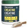 Organika Canadian-Made Creatine Powder- Pure Micronized Creatine Monohydrate - Helps Build Lean Muscle, Increase Strength, an