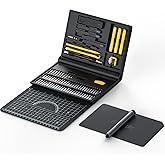 Fanttik Electric Screwdriver Kit, Precision Screwdriver Set, 64 Magnetic Bits, 12 Types Fix Tools, 0.05/0.2 N.m, Repair Tool for Phone Laptop Watch Electronics - E1 NEX Workstation