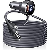 Hugener Starlink Cable 10FT/3M, 3 in 1 Starlink Mini Car Charger/DC to DC/Cigarette Lighter/Replacement Power Cable for Starl