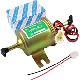Universal Electric Fuel Pump Kit 12v 3-6 PSI Low Pressure Replacement For Carburetor Lawn Mower Gas Diesel Fuel Transfer Pump