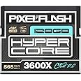 PixelFlash CFast Card - 128GB CFast 2.0 Card - 3600X HyperCore Series 560MB/s SATA3 VPG-130 Memory Card Compatible w/DSLR, Ci